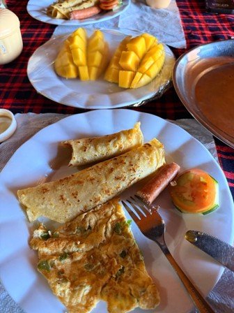 Food on the mountain