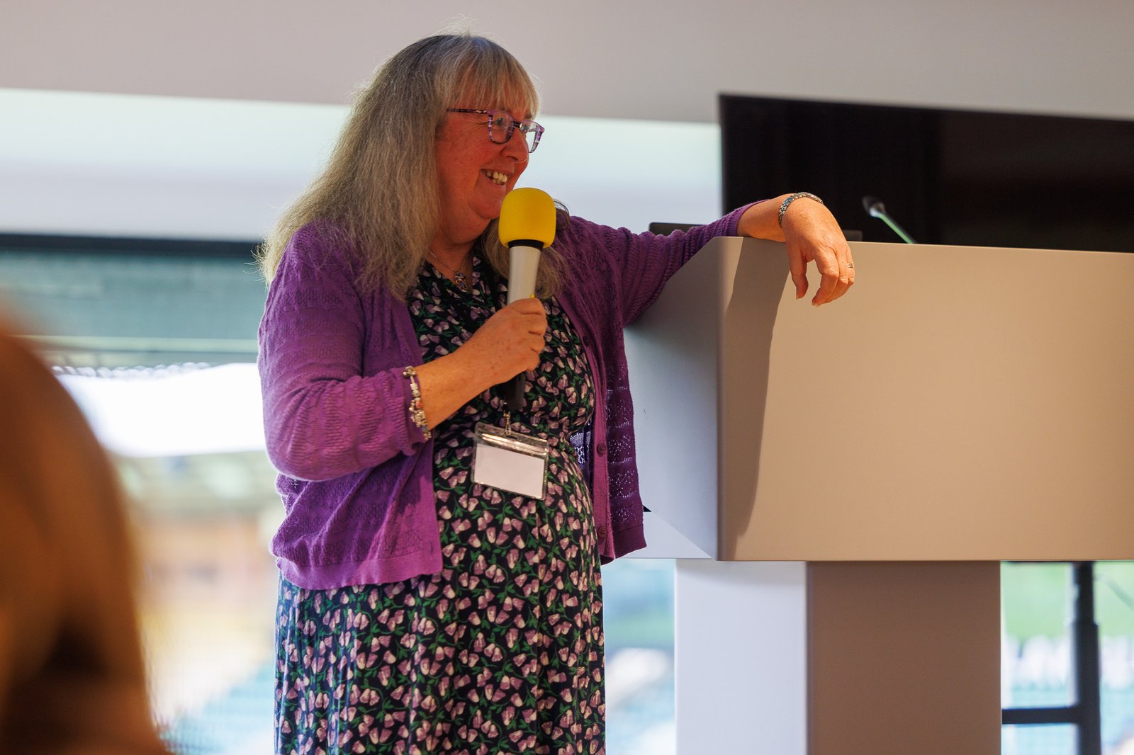 Kim Golding Presenting at the Clover Childcare Services DDP conference